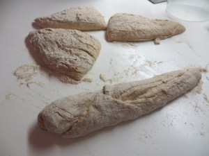 Divide into four pieces