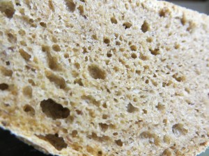 Very nice crumb and taste, no bitterness.