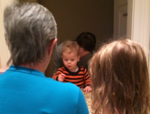 Lots of help with stirring.