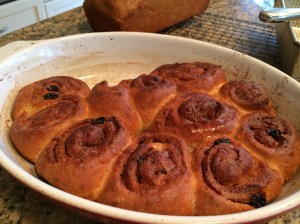 Cinnamon rolls are always nice but with brioche dough they pass into heavenly!