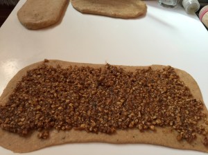 I did double the nuts and sugar! Forgot an extra touch of cinnamon ~ my bad. Absolutely DO DOUBLE the filling.